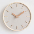 Nordic Serenity Natural Wooden Wall Clock