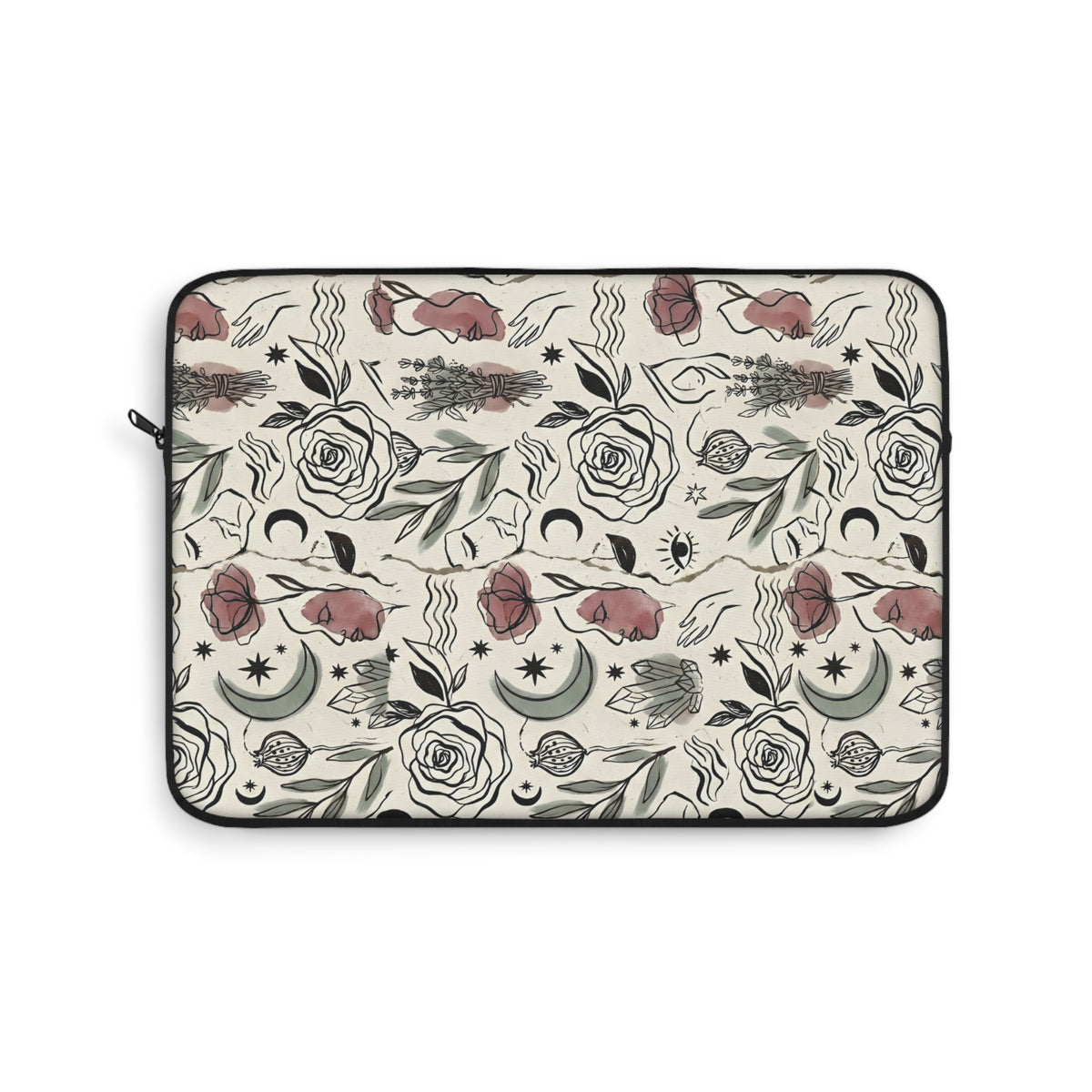 Moon & Flower Laptop Sleeve