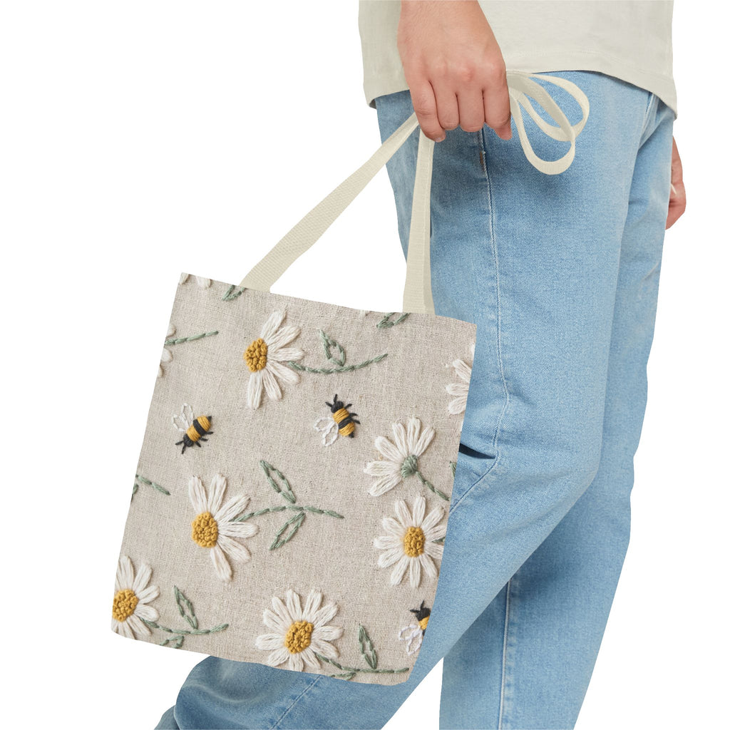Bees & Flowers Tote Bag