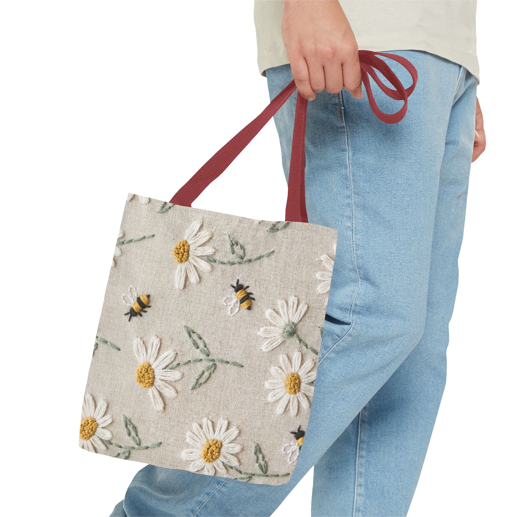 Bees & Flowers Tote Bag