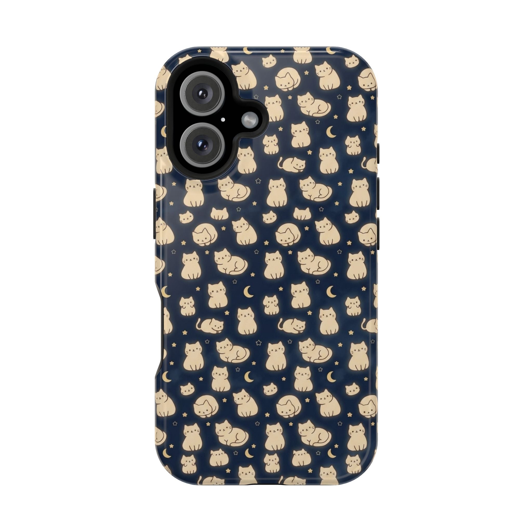 Glowy Cat Clear Hard Case