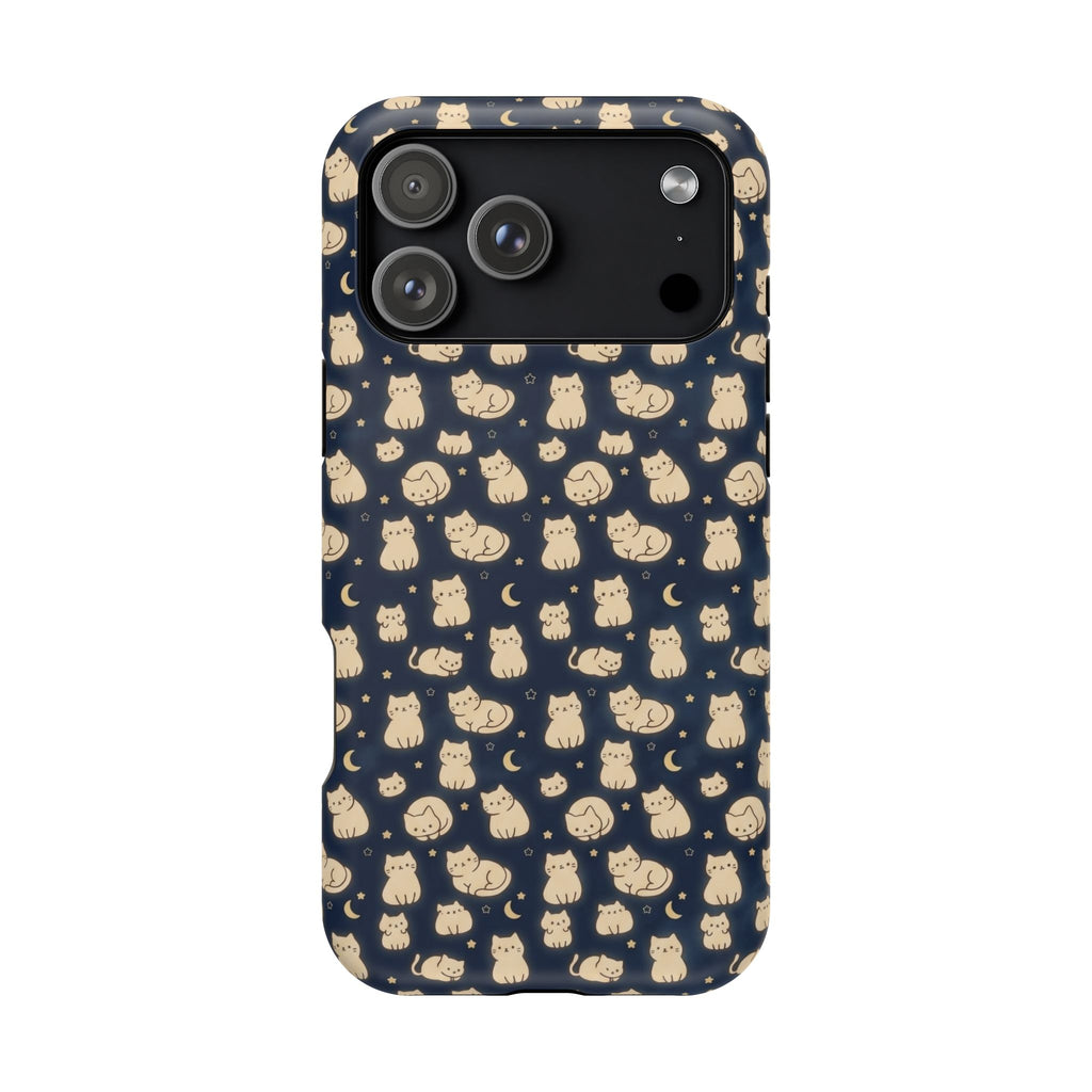Glowy Cat Clear Hard Case