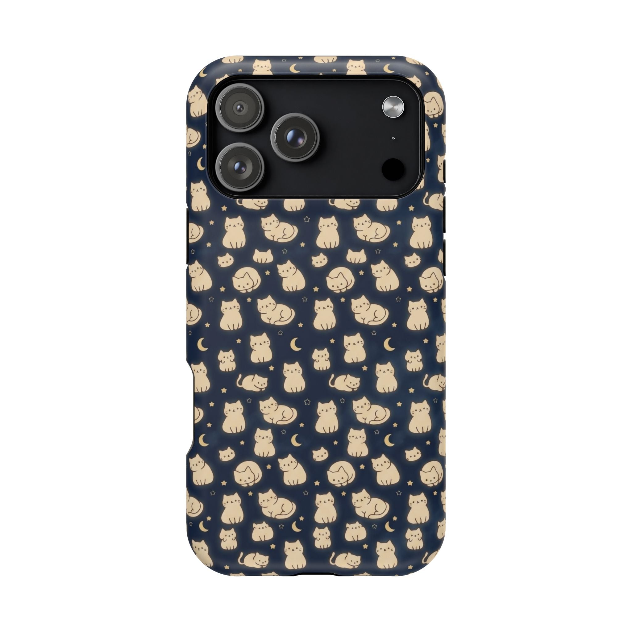 Glowy Cat Clear Hard Case