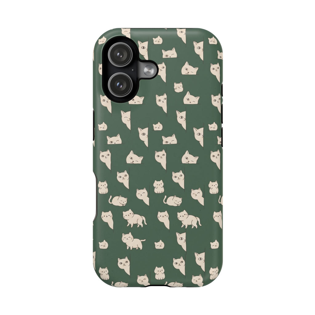 Green Cat Hard Case