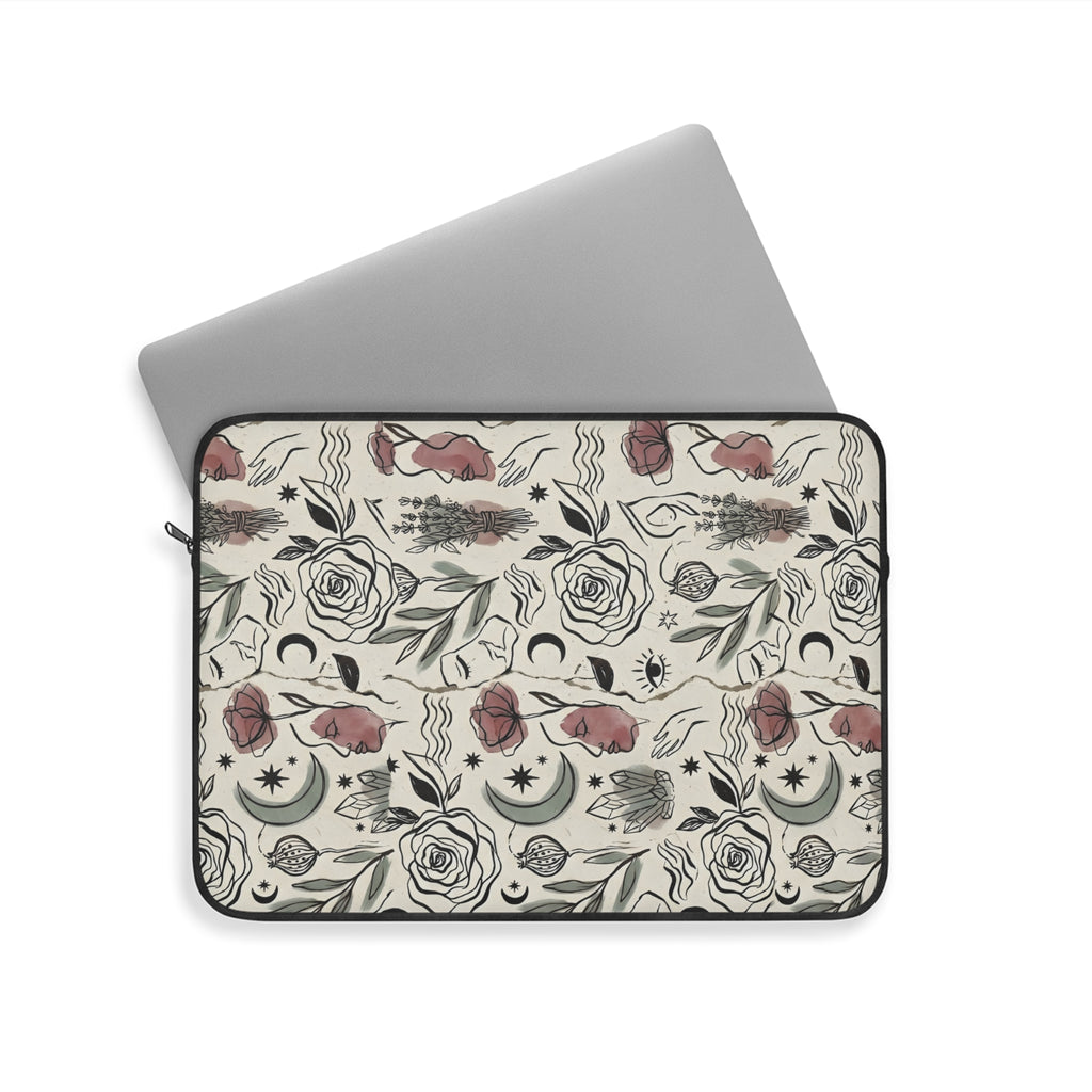 Moon & Flower Laptop Sleeve