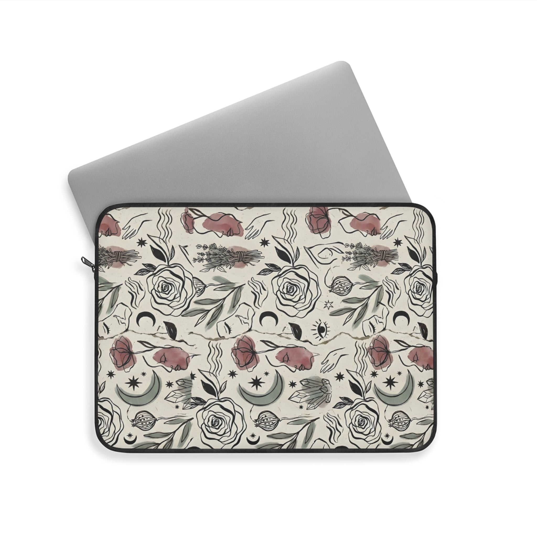 Moon & Flower Laptop Sleeve