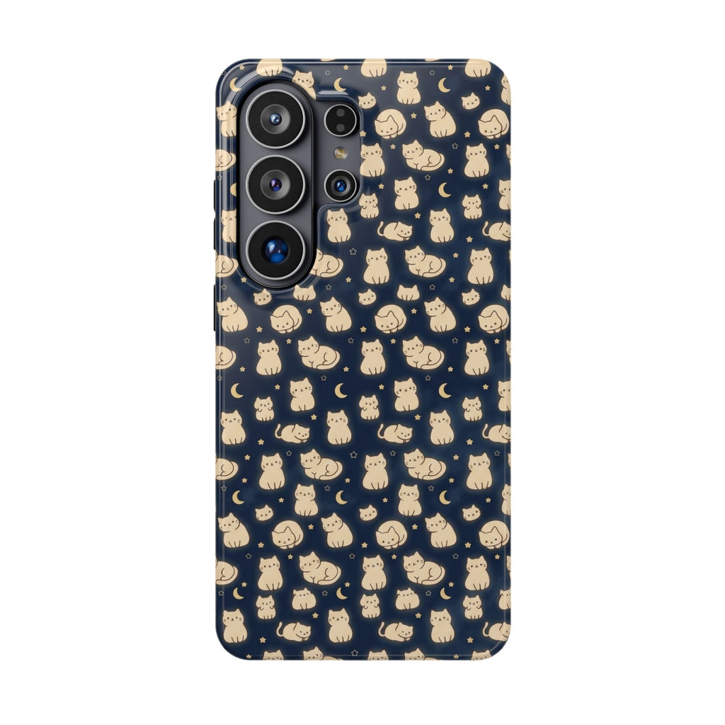 Glowy Cat Clear Hard Case