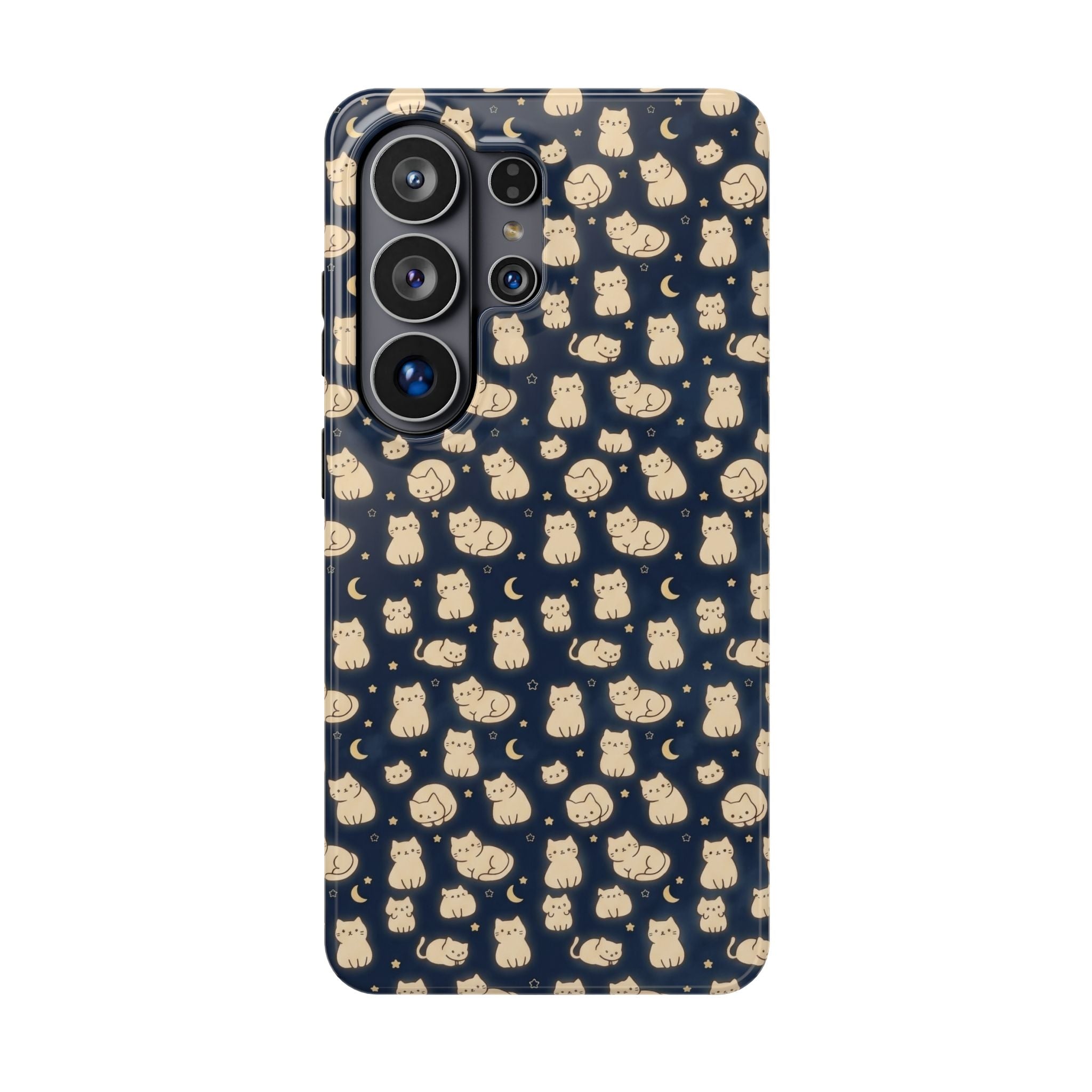 Glowy Cat Clear Hard Case