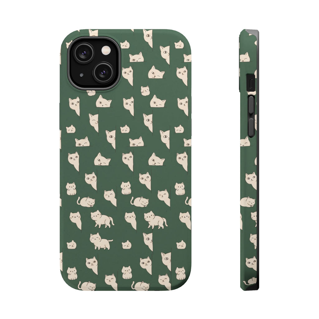 Green Cat Hard Case