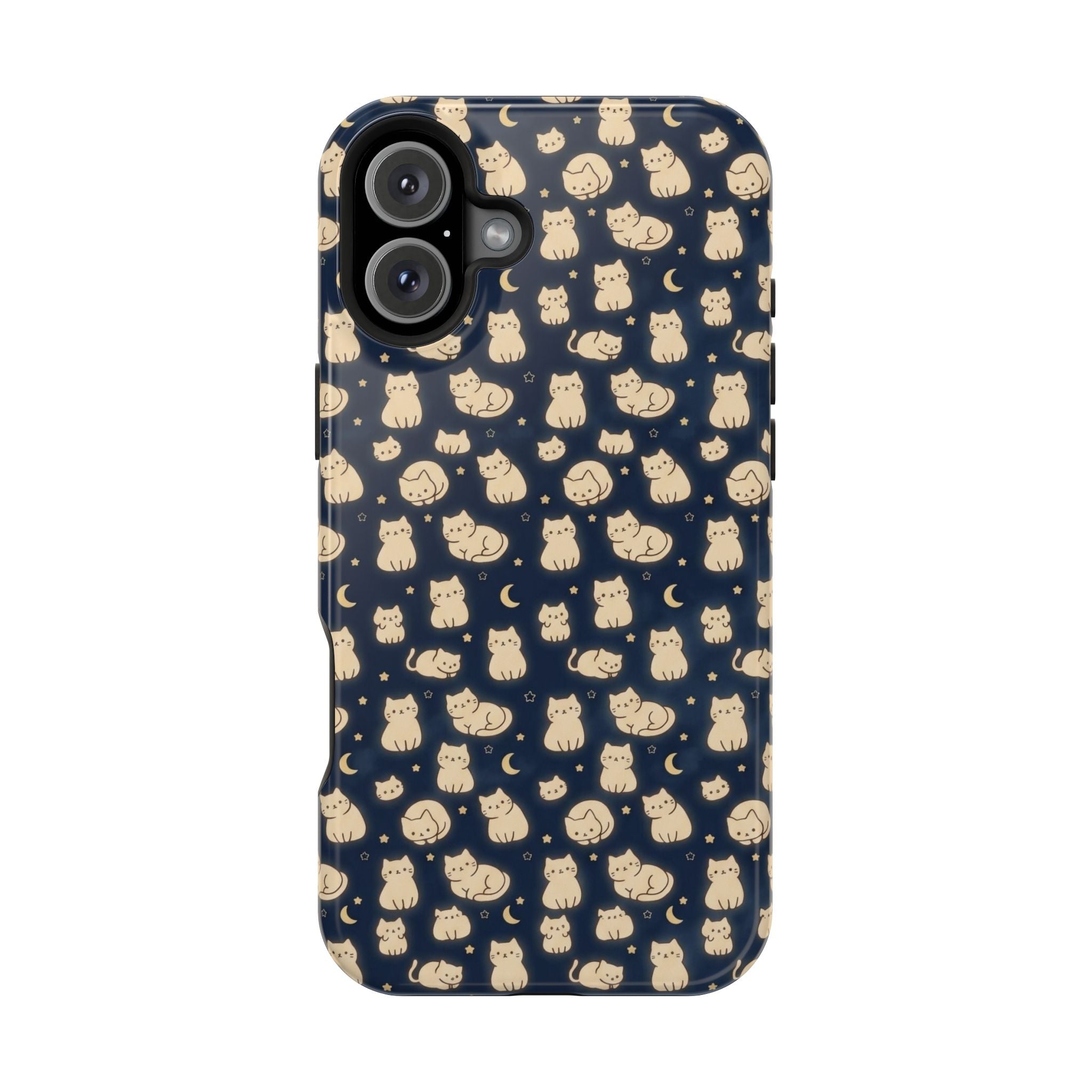 Glowy Cat Clear Hard Case