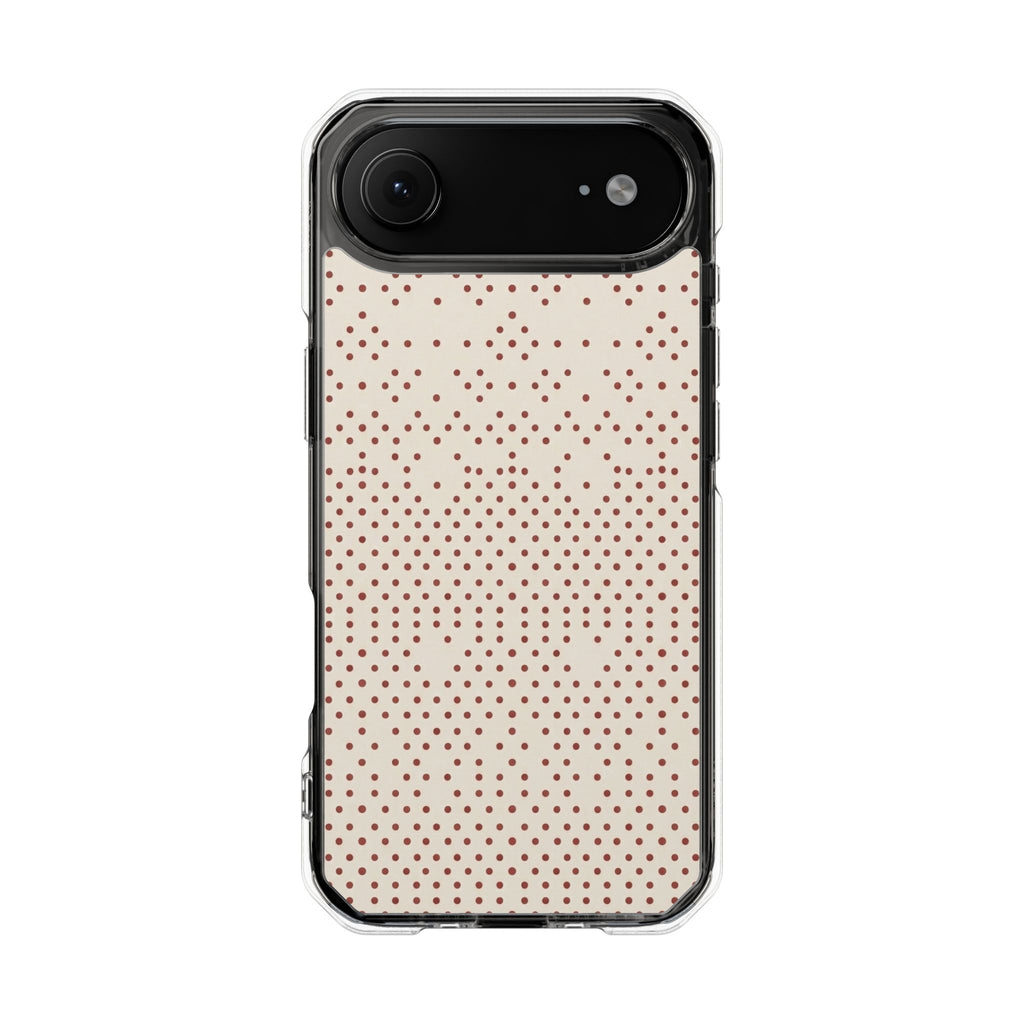 Cinnamon Dots Clear Impact Cases