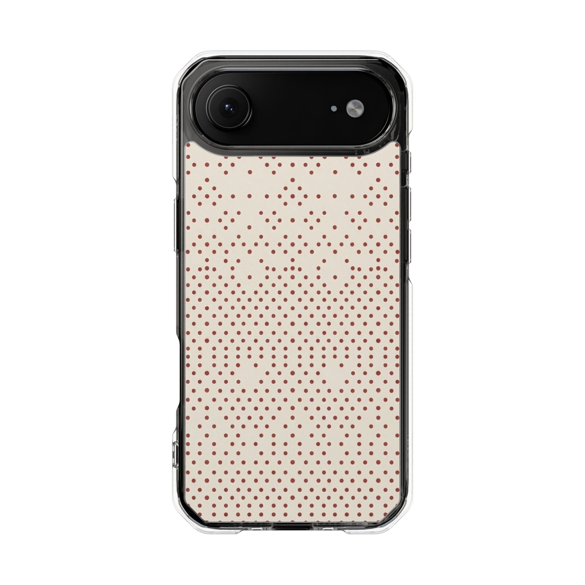 Cinnamon Dots Clear Impact Cases