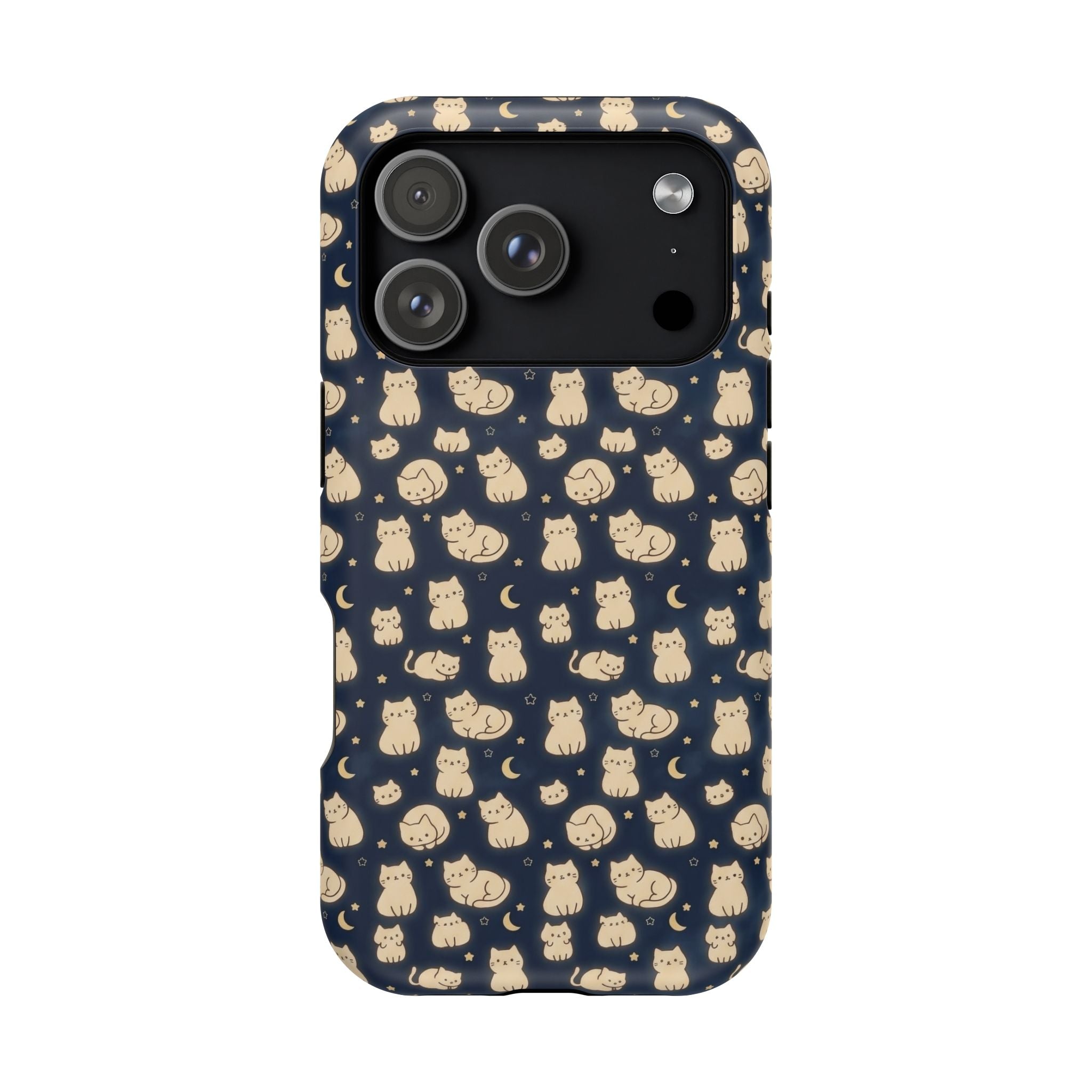 Glowy Cat Clear Hard Case