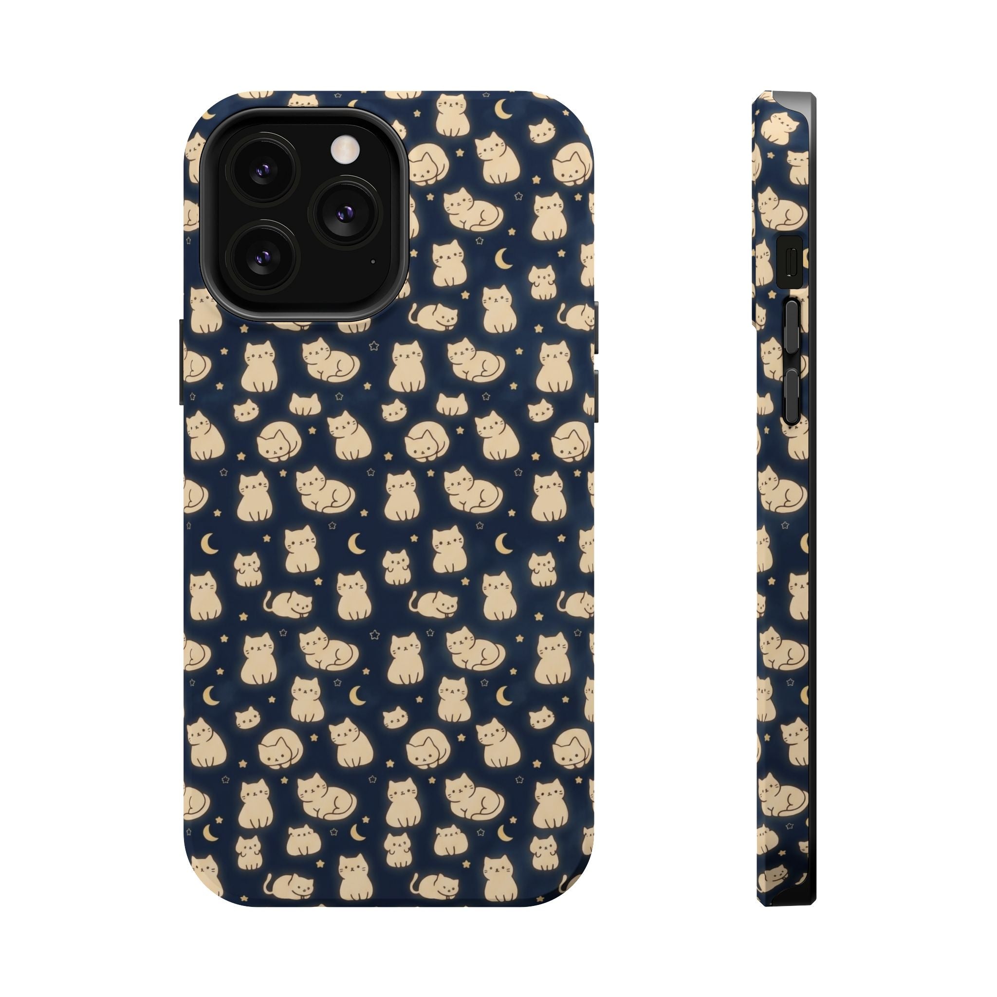 Glowy Cat Clear Hard Case