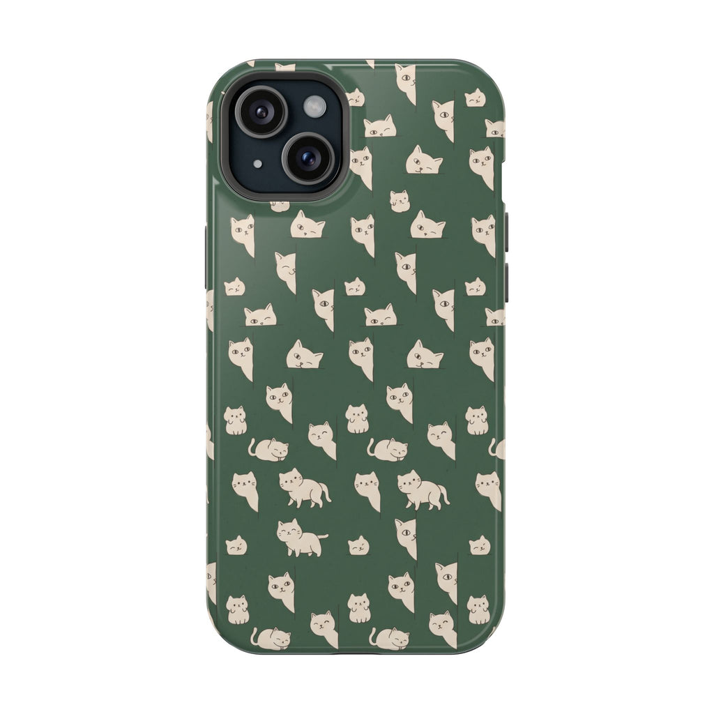 Green Cat Hard Case