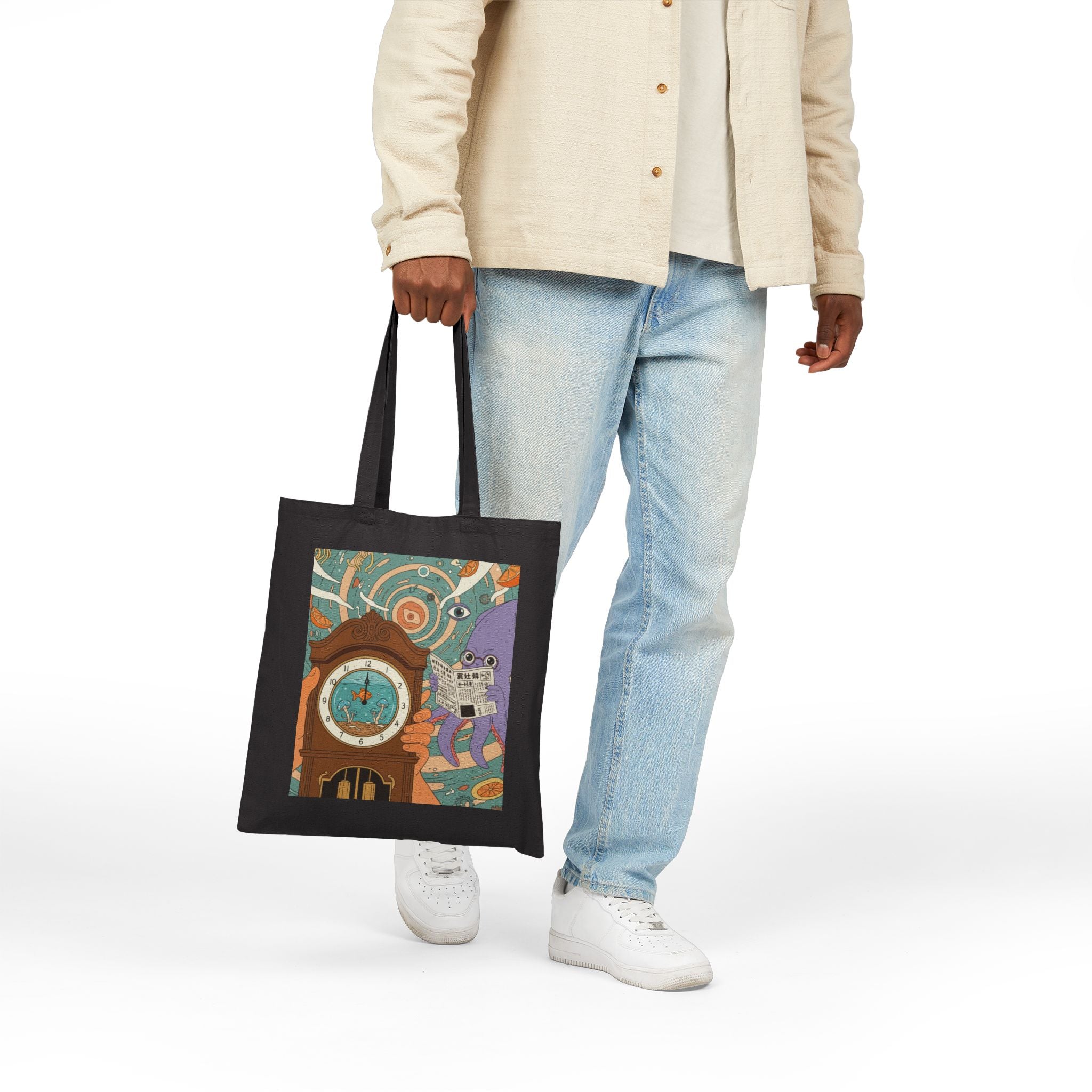 Sea Stories Cotton Canvas Tote Bag