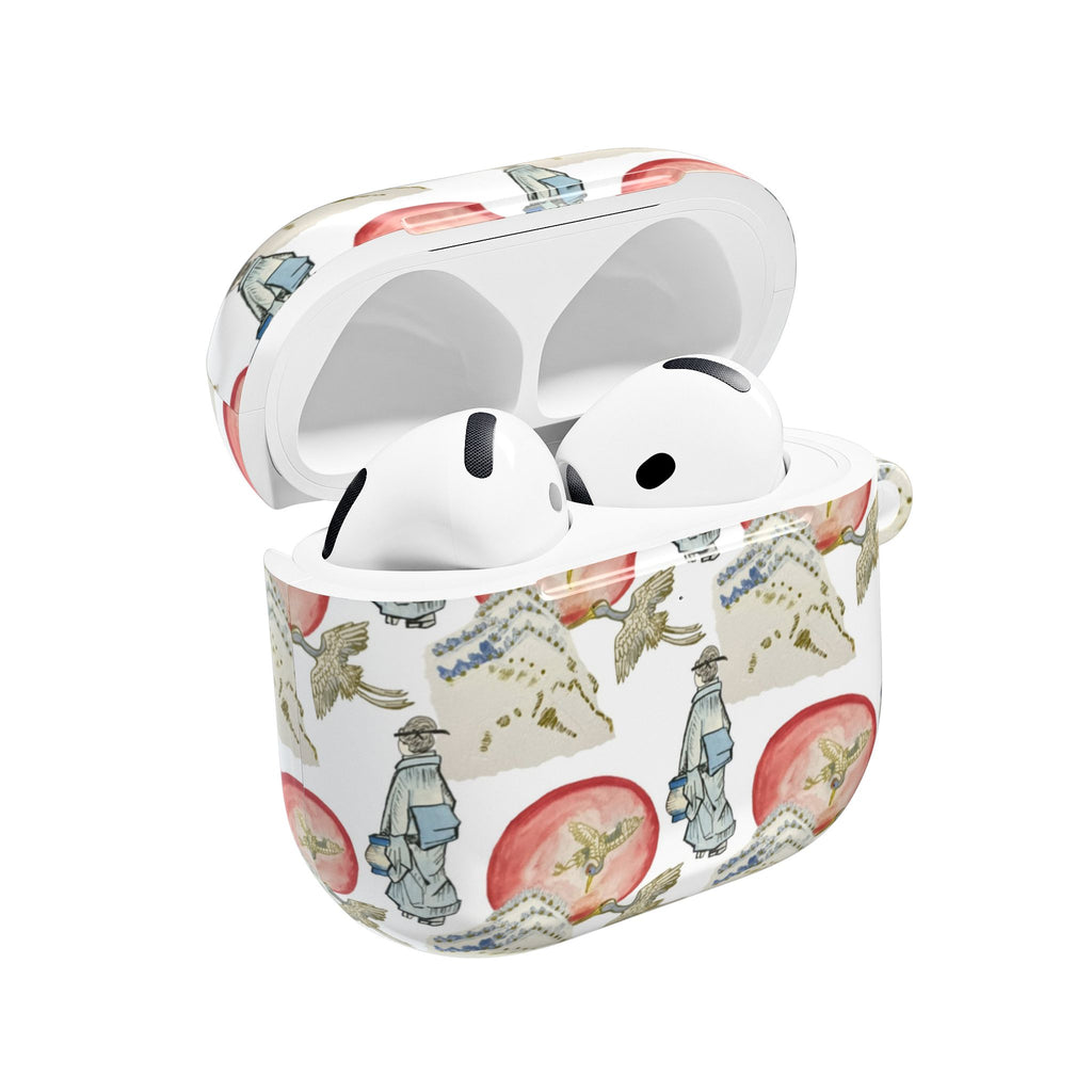 Watercolor Japan AirPods Case