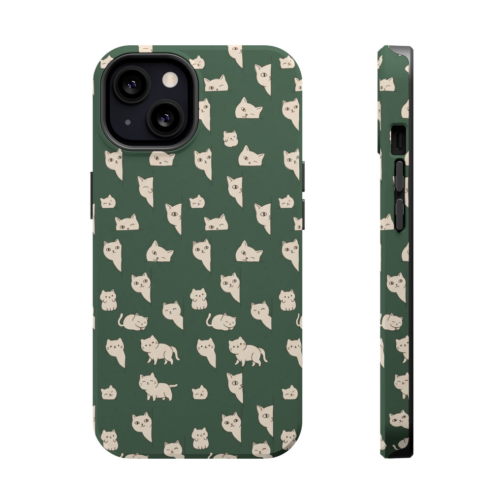 Green Cat Hard Case