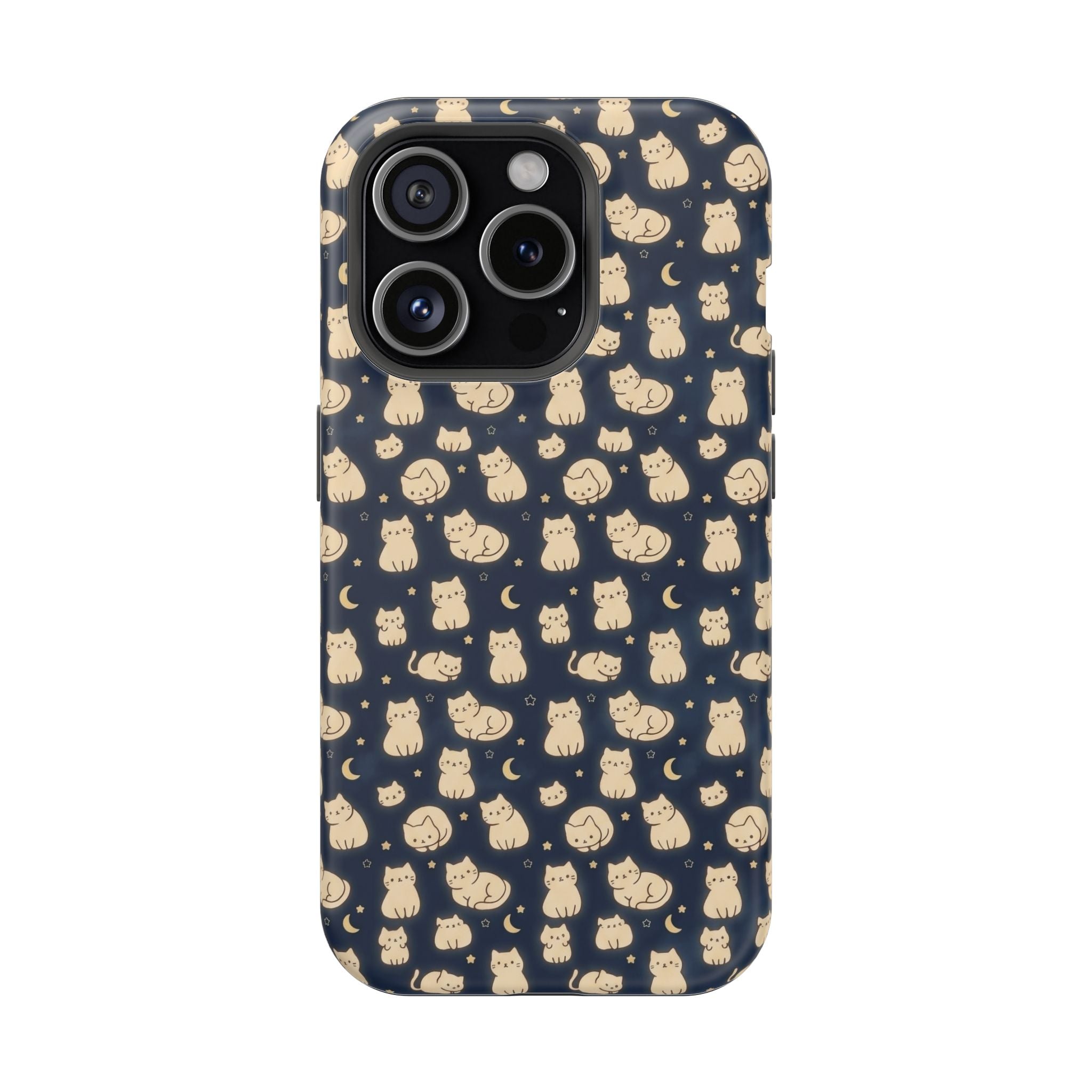 Glowy Cat Clear Hard Case