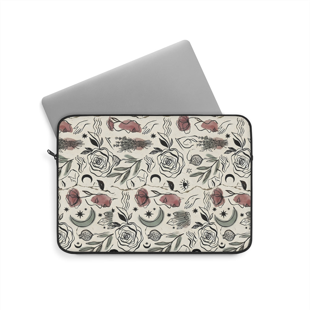 Moon & Flower Laptop Sleeve