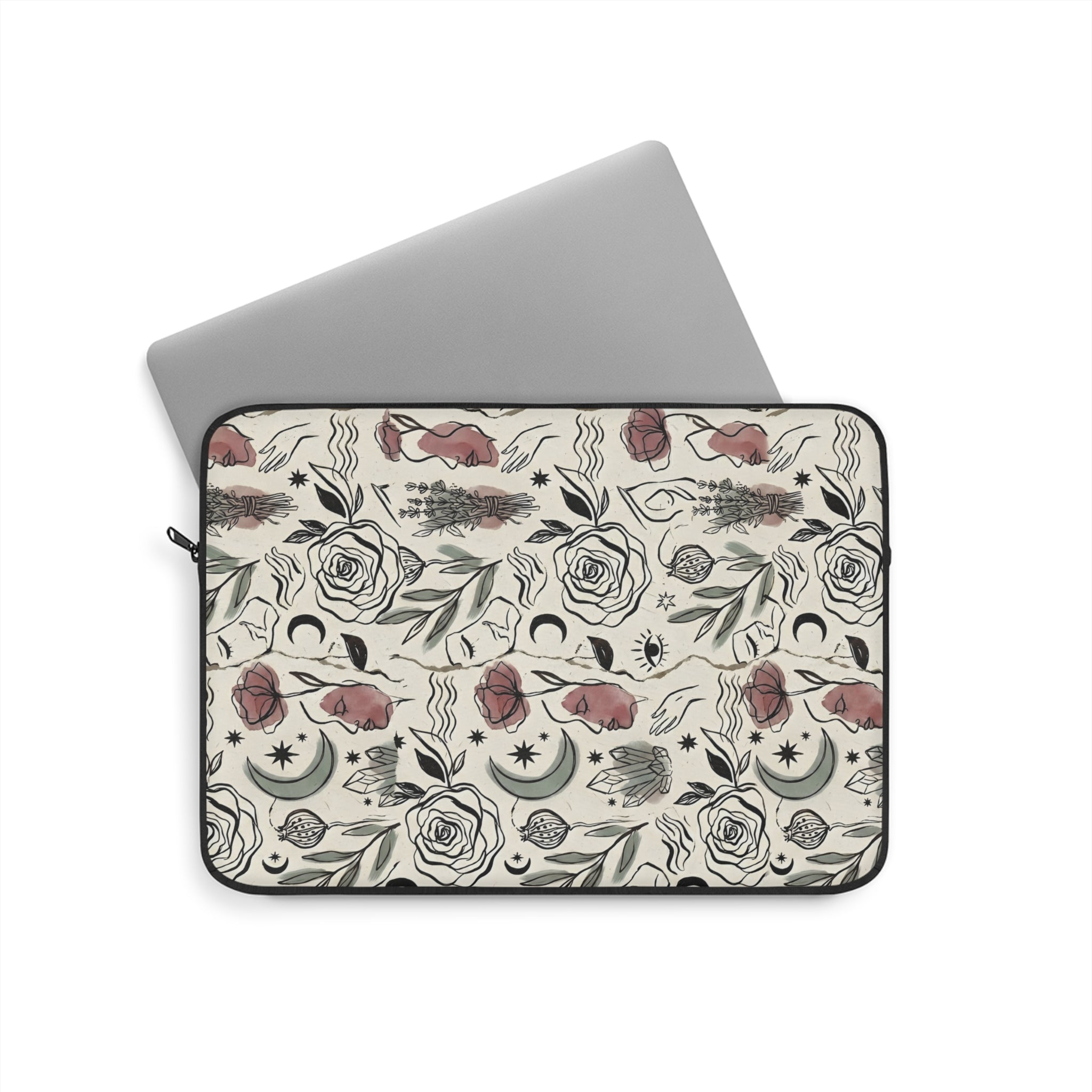 Moon & Flower Laptop Sleeve