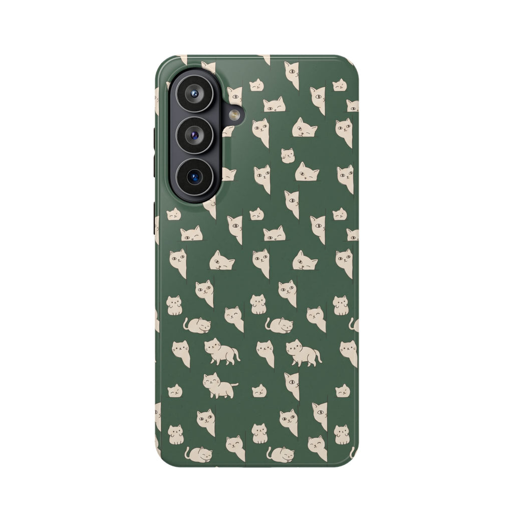 Green Cat Hard Case