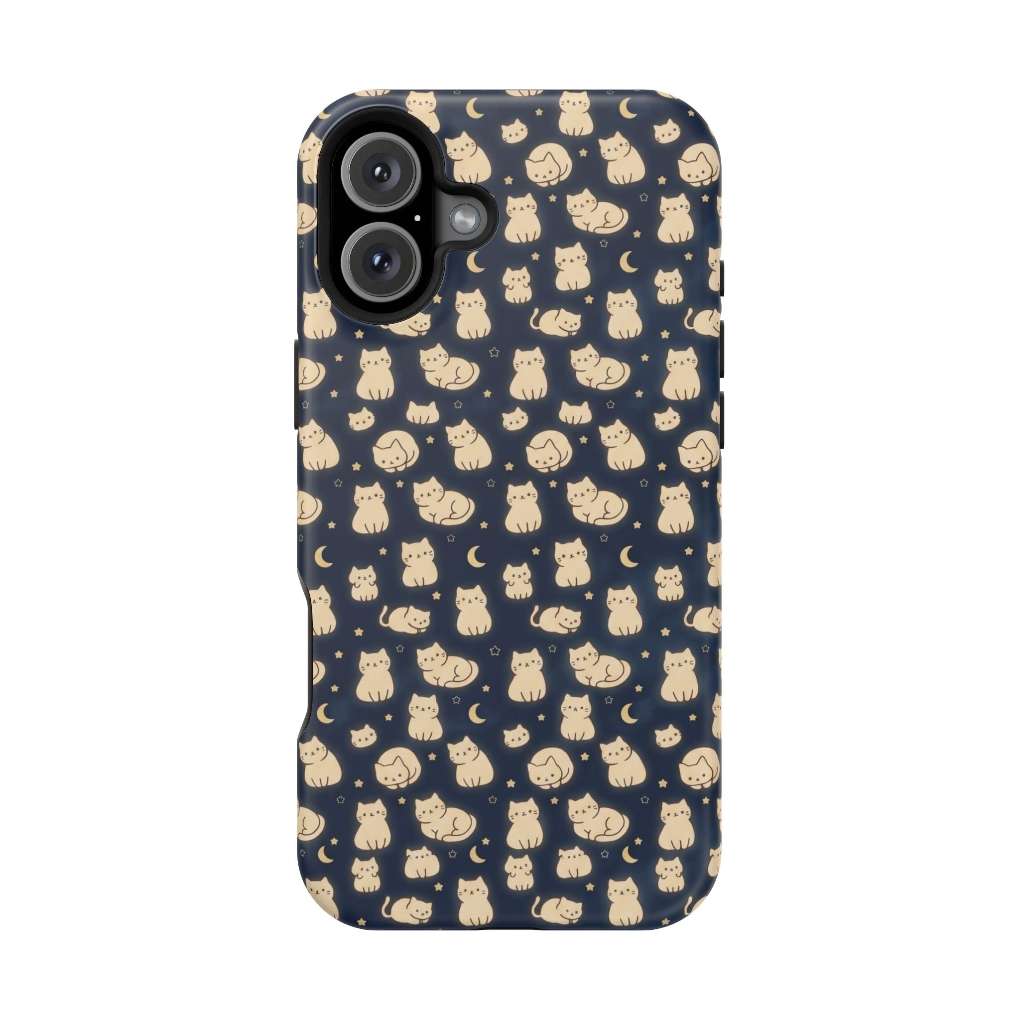Glowy Cat Clear Hard Case