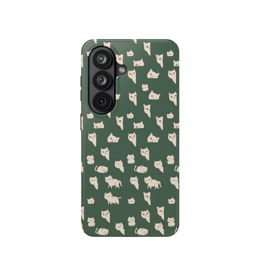 Green Cat Hard Case