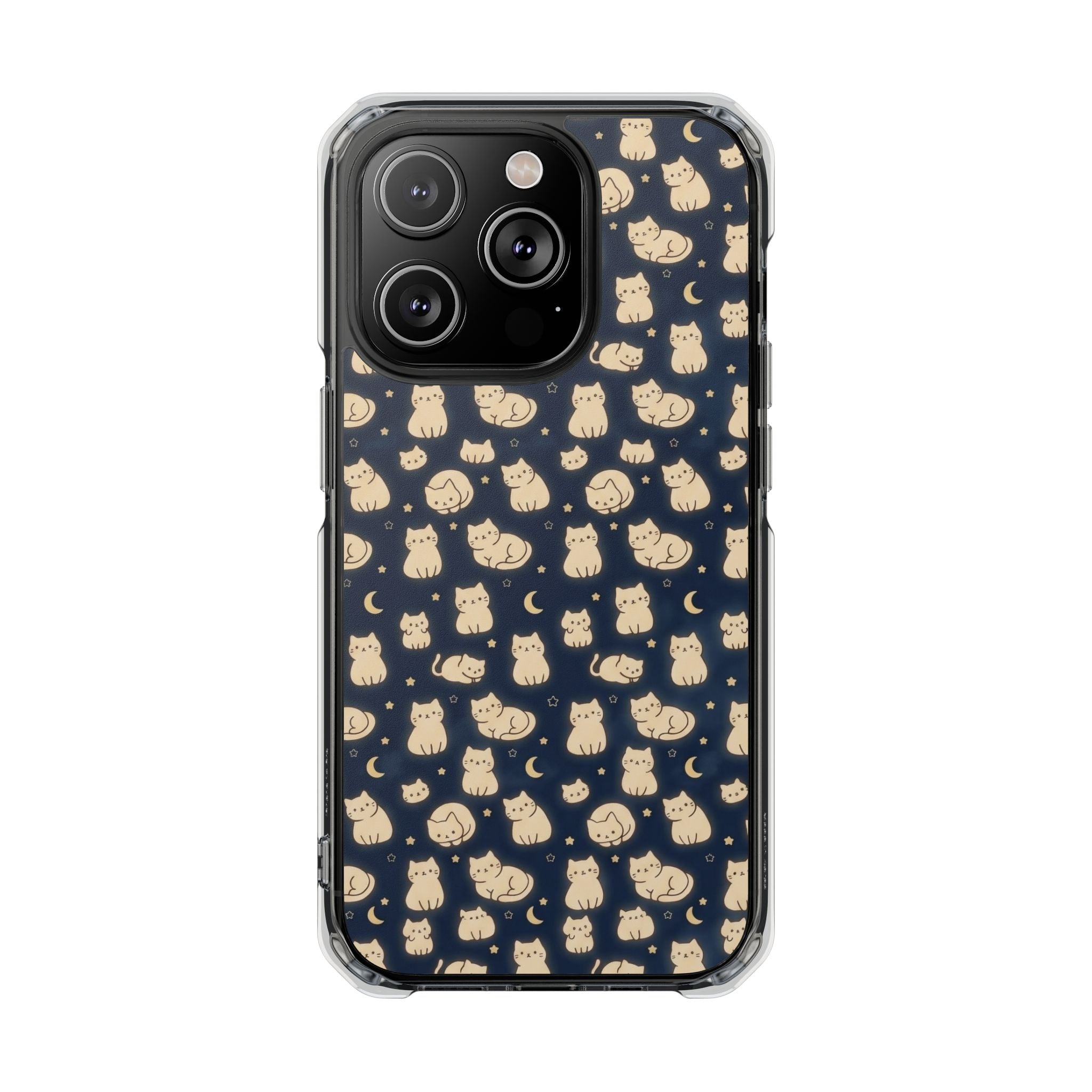 Glowy Cat Clear Impact Case