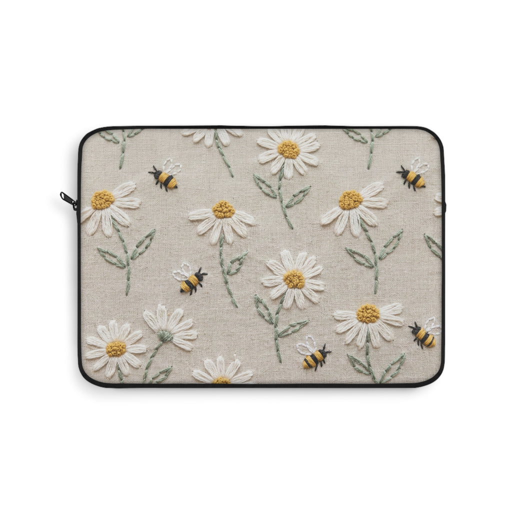 Bee & Flower Laptop Sleeve