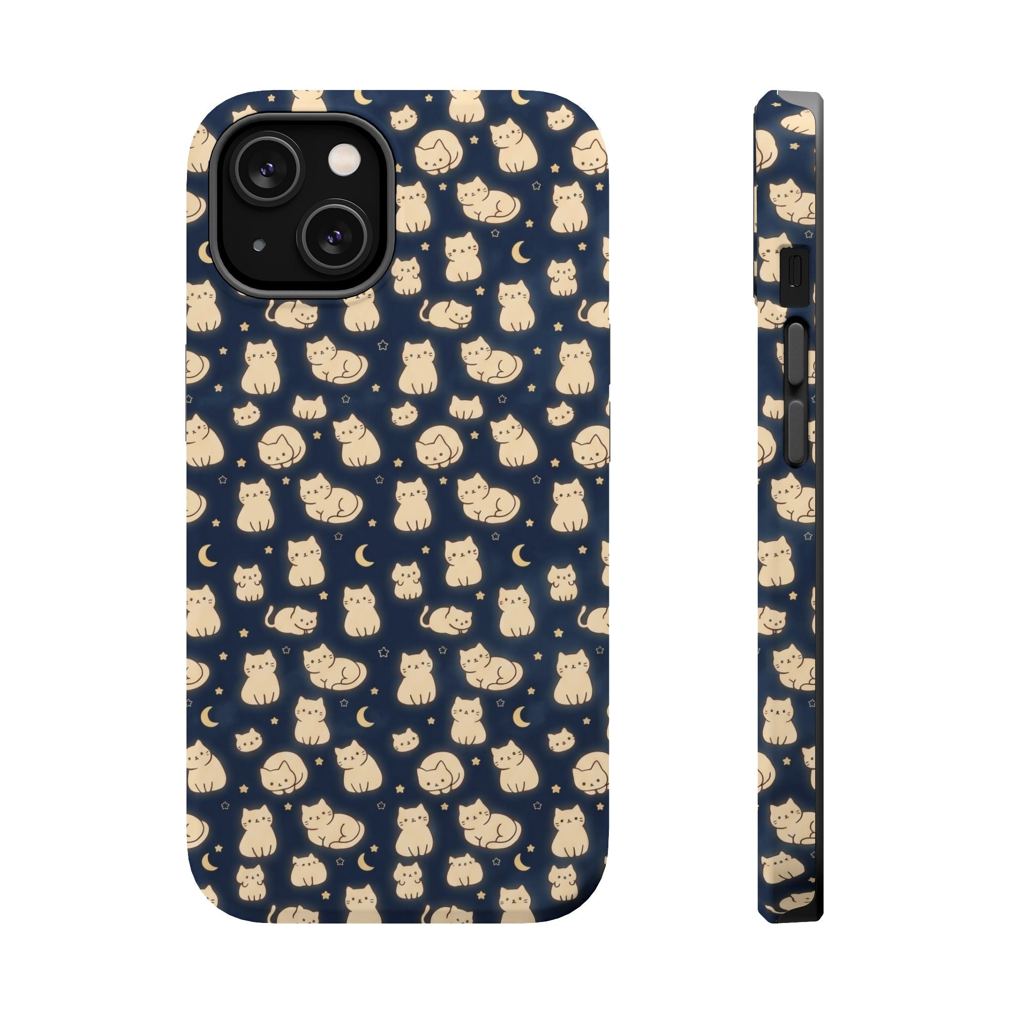 Glowy Cat Clear Hard Case