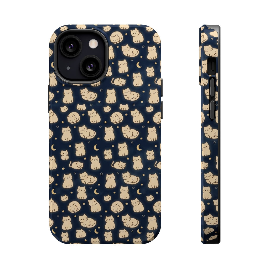 Glowy Cat Clear Hard Case