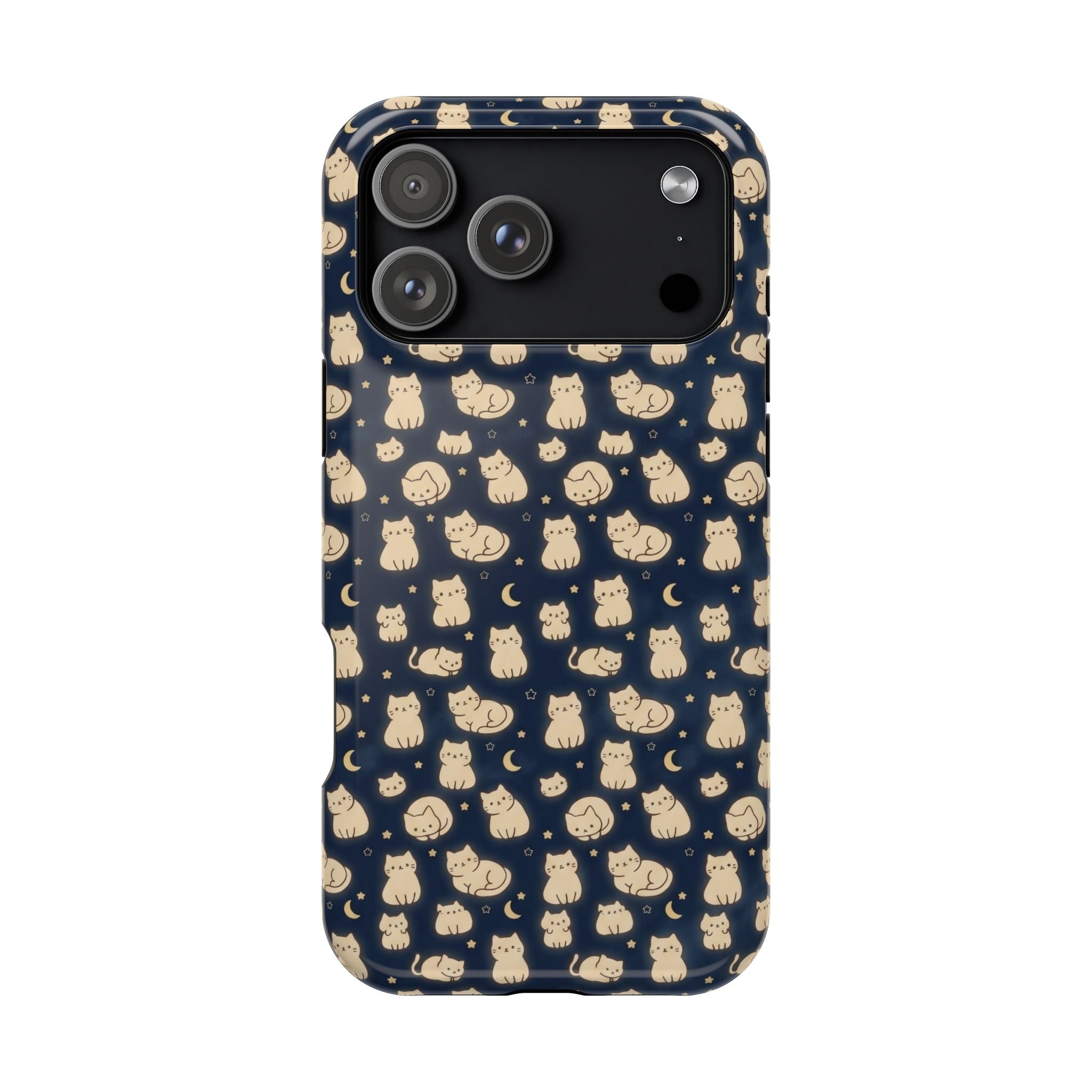Glowy Cat Clear Hard Case