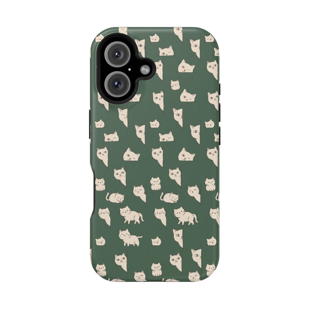 Green Cat Hard Case