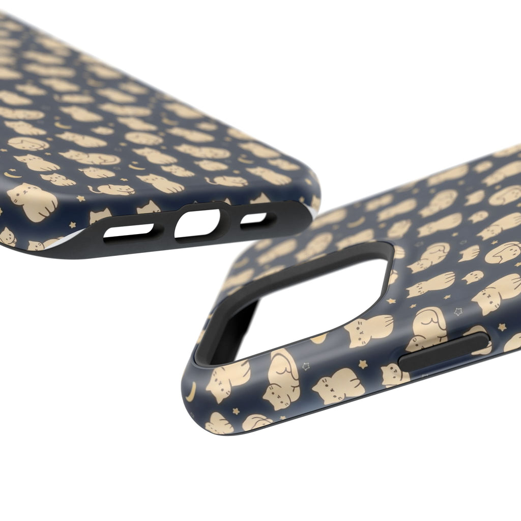 Glowy Cat Clear Hard Case