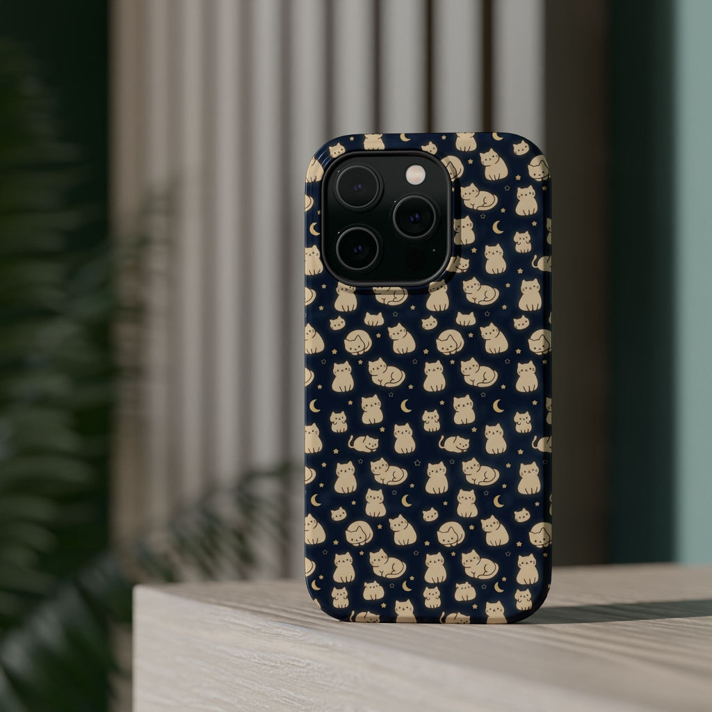 Glowy Cat Clear Hard Case
