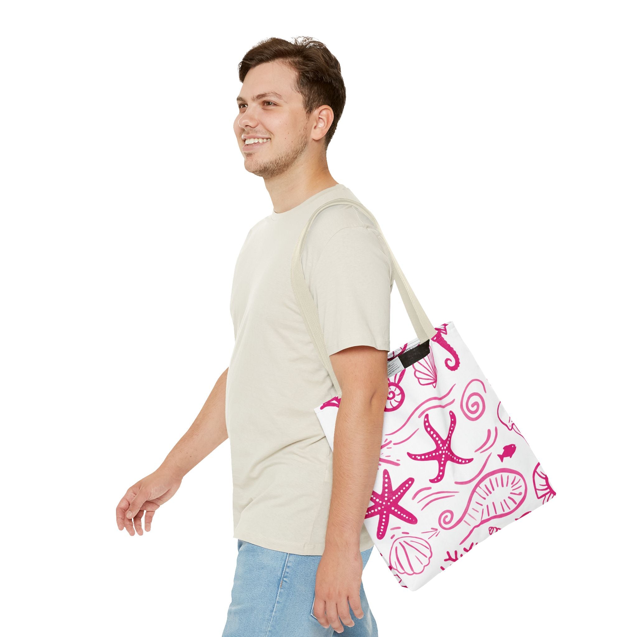 Pink Seashell Tote