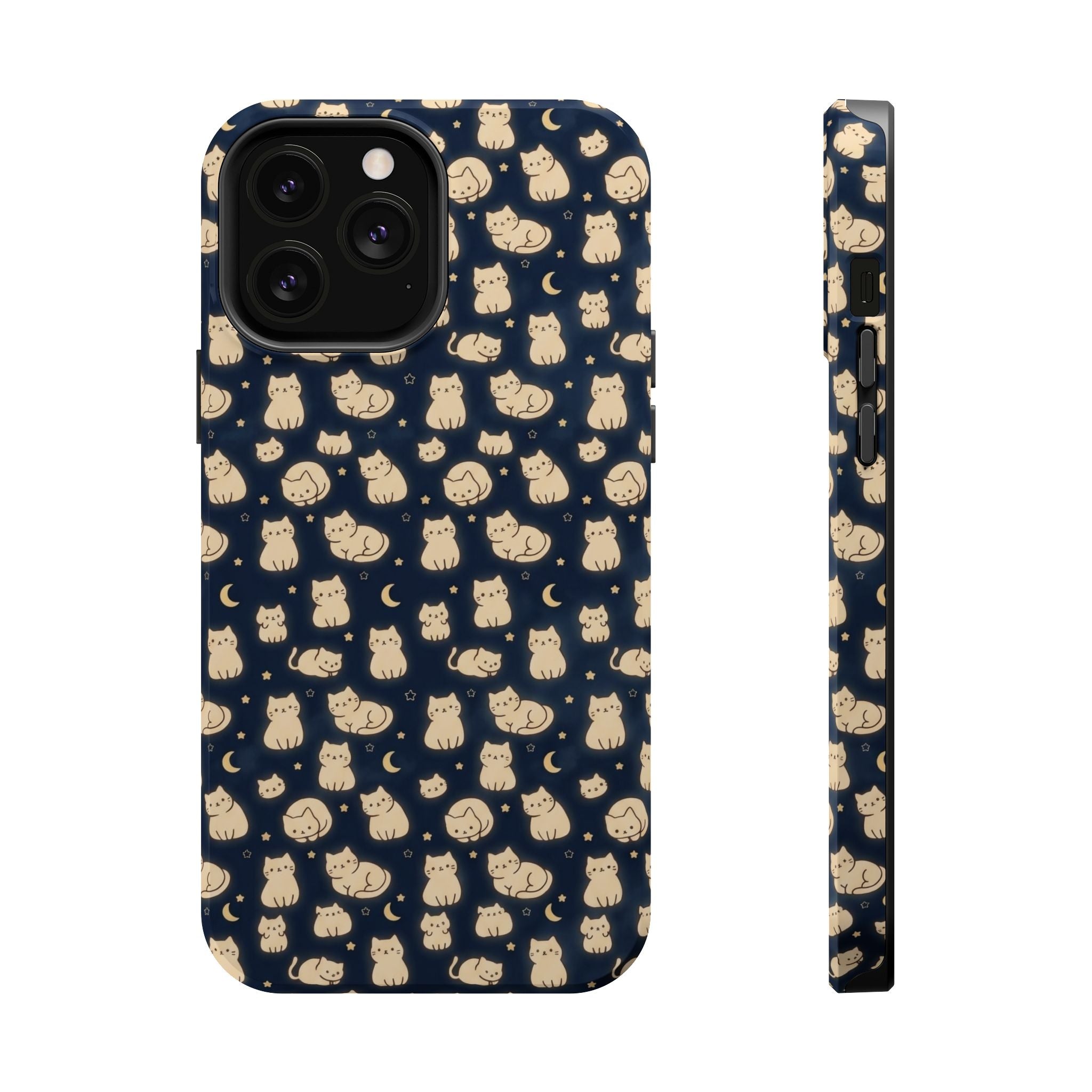 Glowy Cat Clear Hard Case