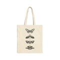 Vintage Wings Cotton Canvas Tote Bag