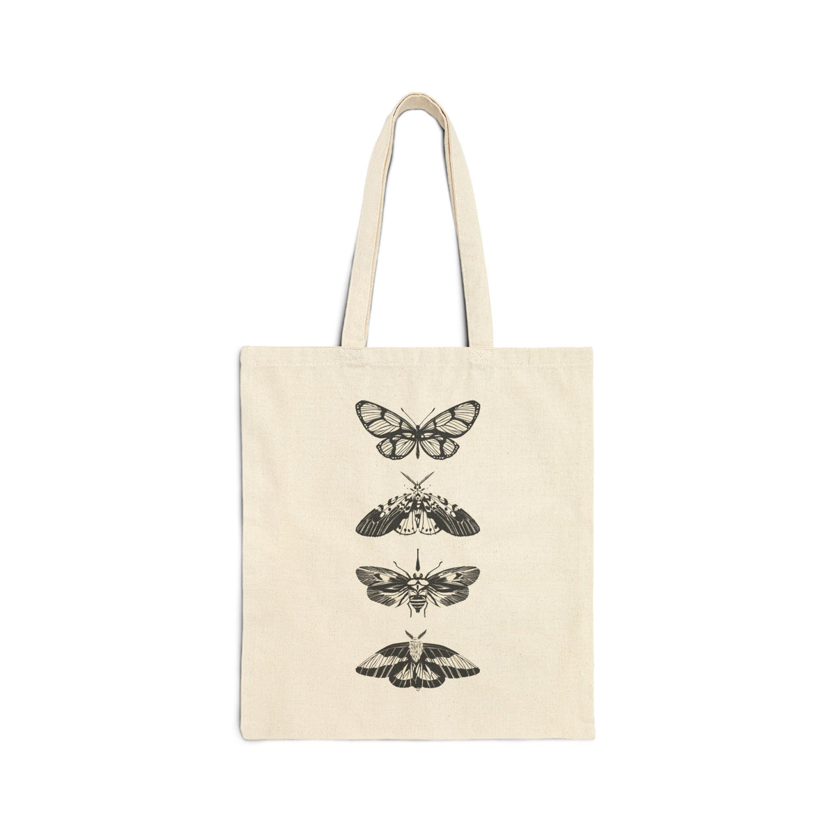 Vintage Wings Cotton Canvas Tote Bag
