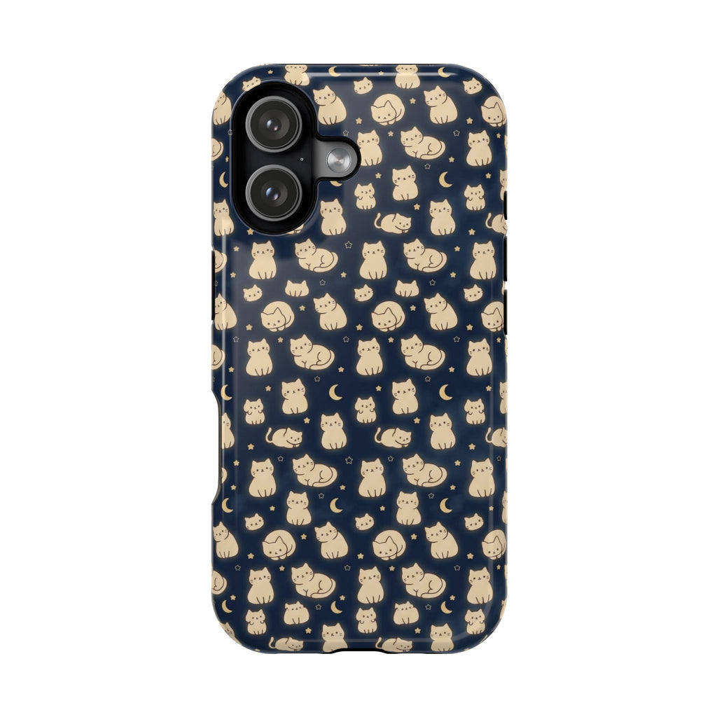 Glowy Cat Clear Hard Case