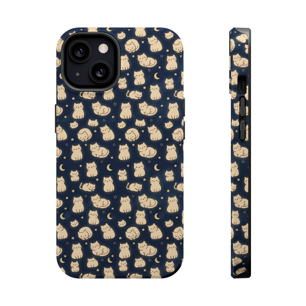 Glowy Cat Clear Hard Case