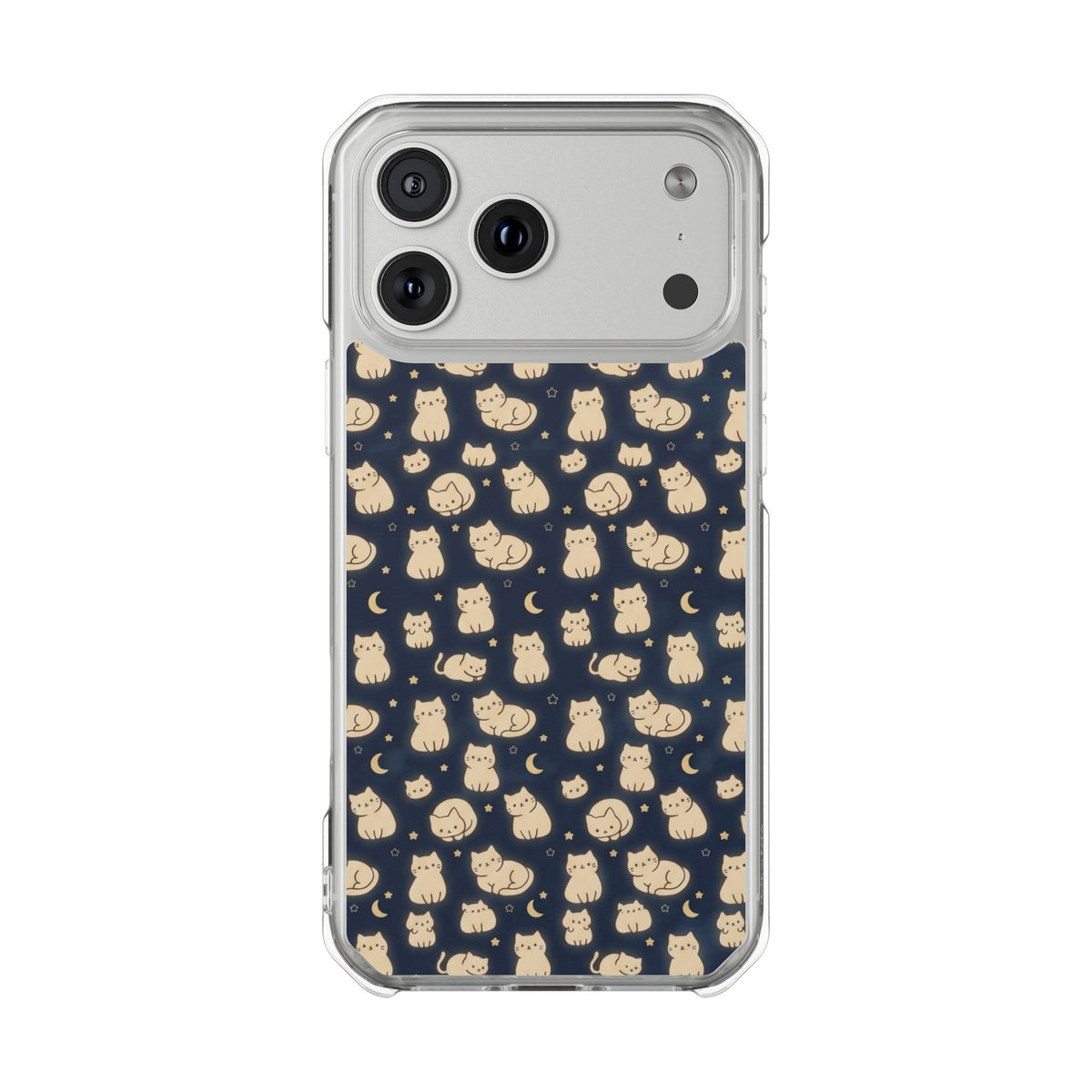 Glowy Cat Clear Impact Case