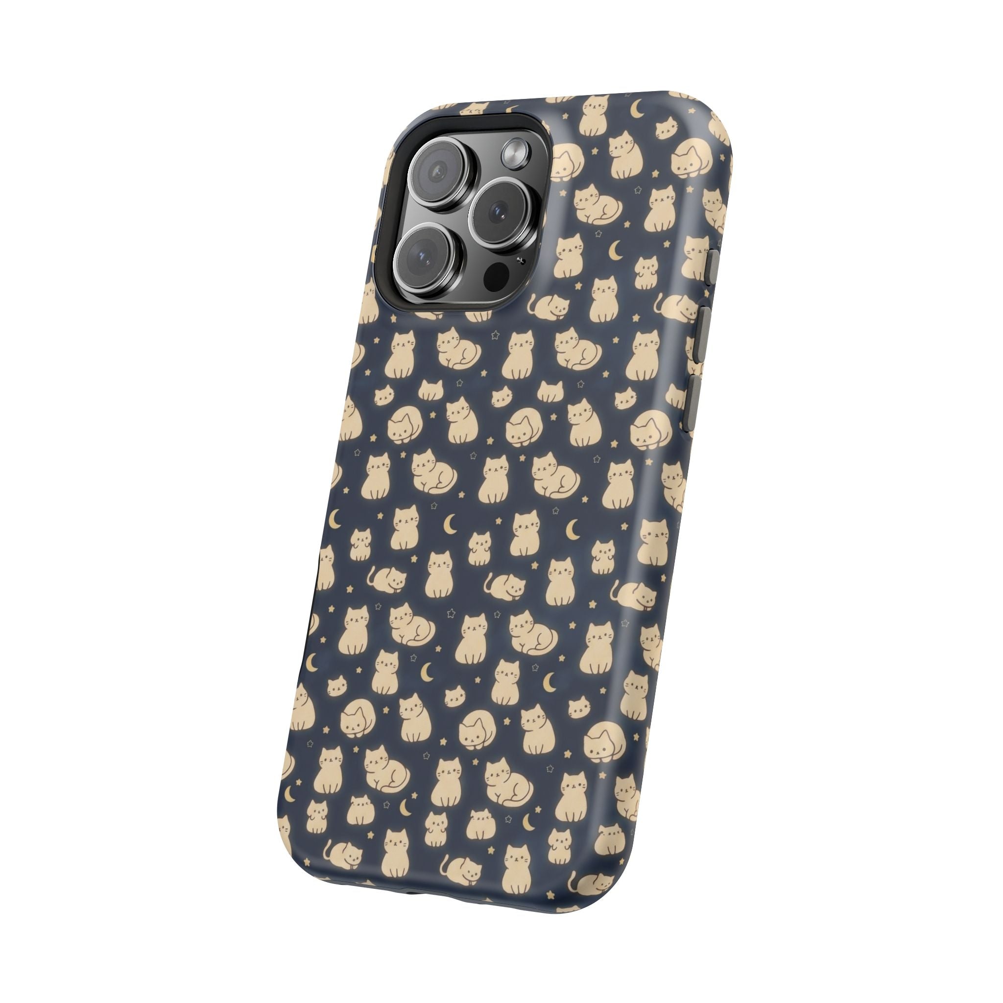 Glowy Cat Clear Hard Case