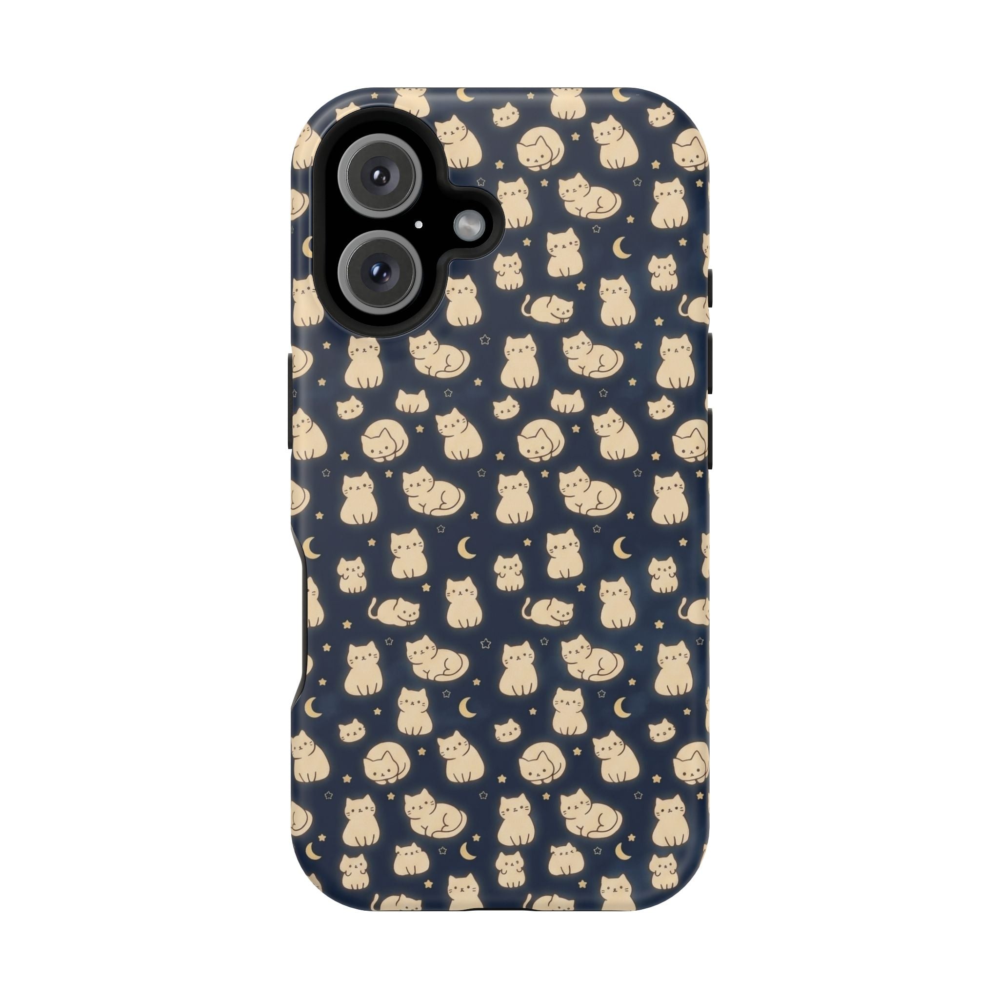 Glowy Cat Clear Hard Case