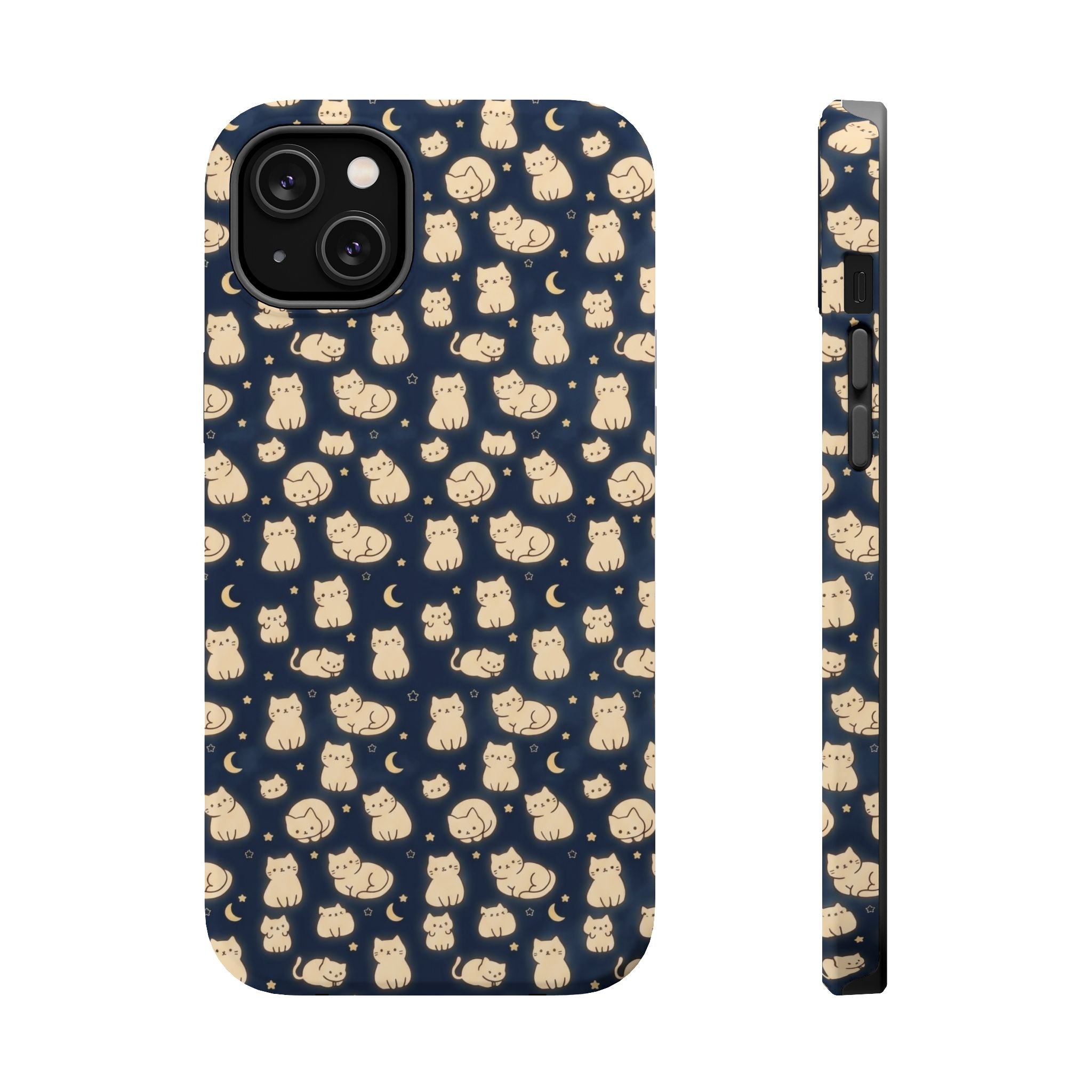Glowy Cat Clear Hard Case