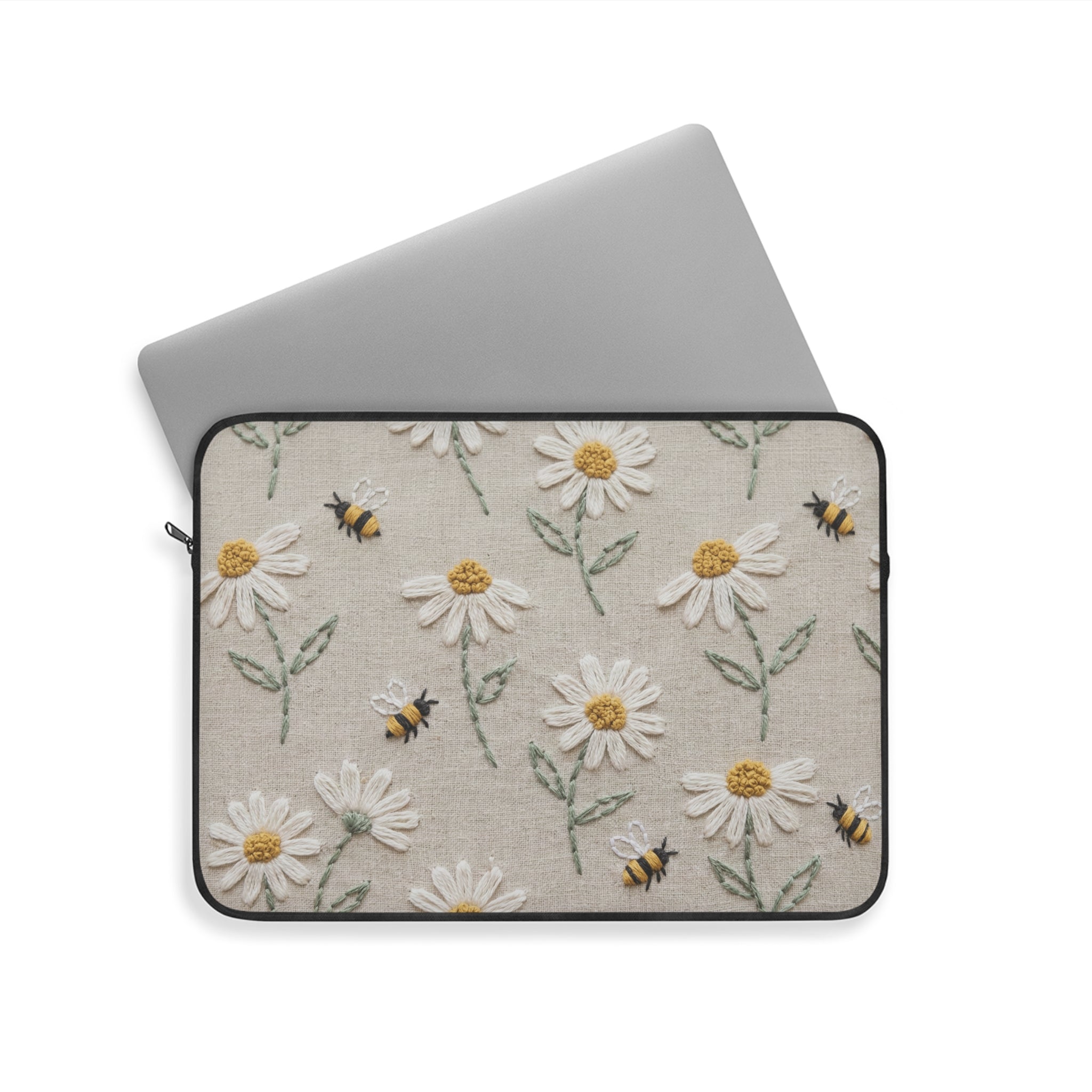 Bee & Flower Laptop Sleeve