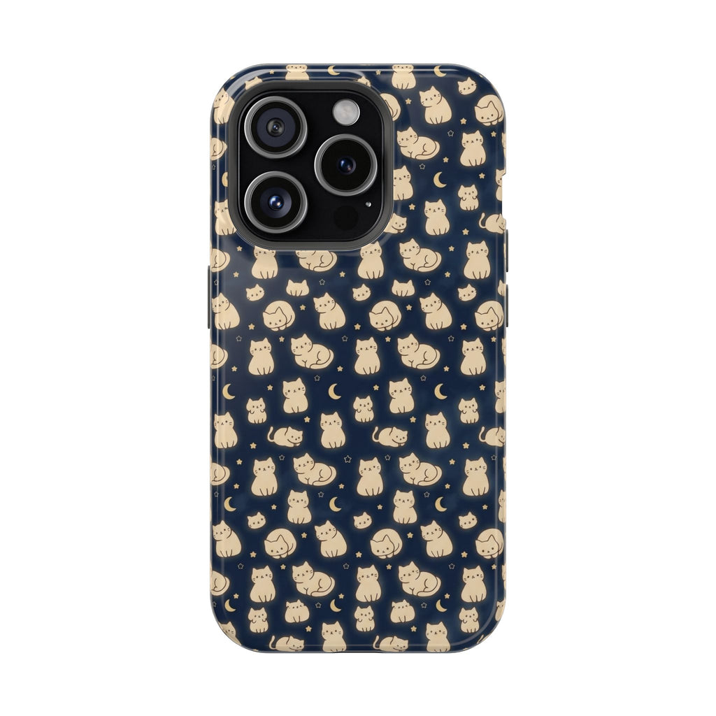 Glowy Cat Clear Hard Case