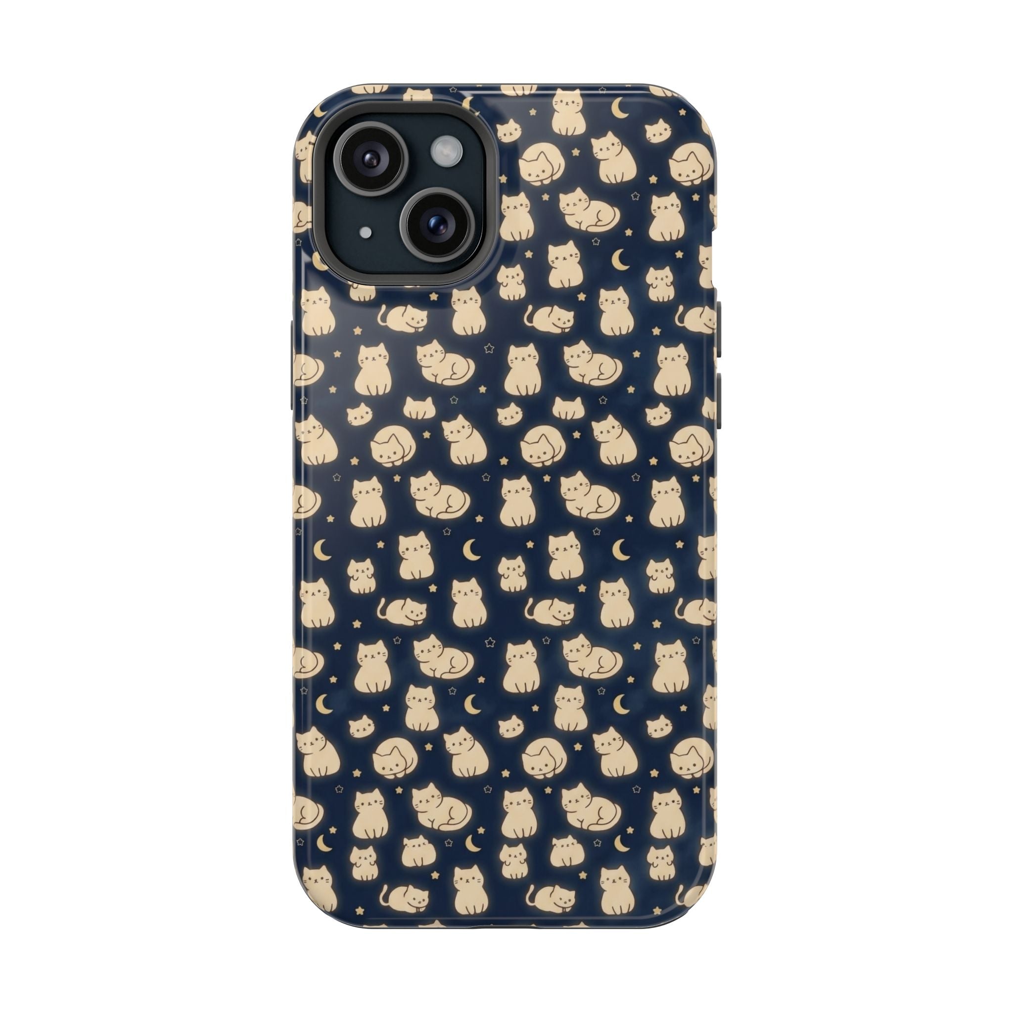 Glowy Cat Clear Hard Case