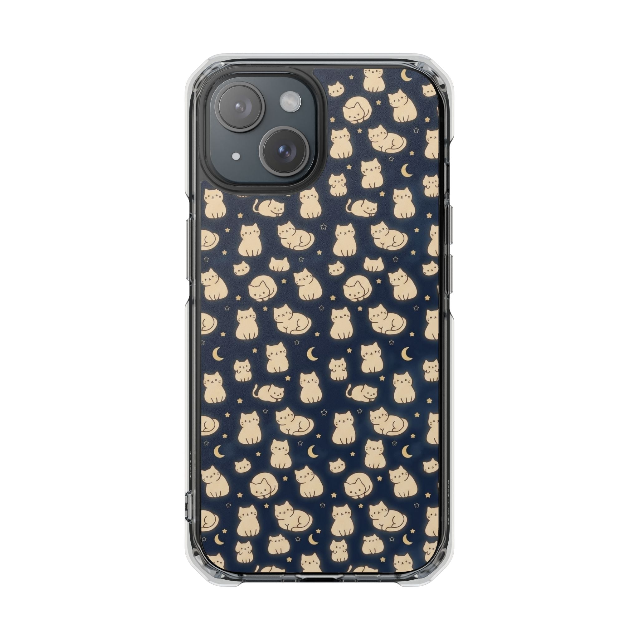 Glowy Cat Clear Impact Case
